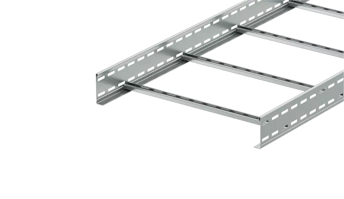 Лестничный лоток перфорированный 200x100x3000 (1,5 мм) LGG 100-20-3F
