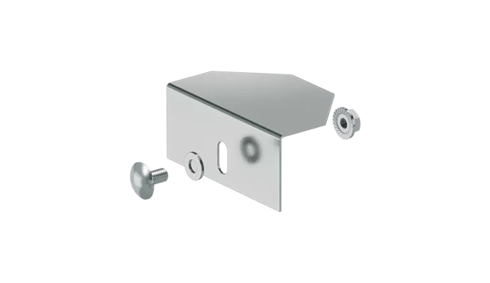 Крышка на угол накладной для лотка 80x50 RAED S